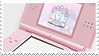 Stamp of pink 3DS