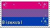 Stamp of bisexual flag