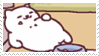 Stamp of fat cat from neko atsume